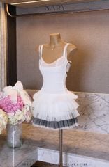 Đầm 2S Phối Bra Ren Tầng