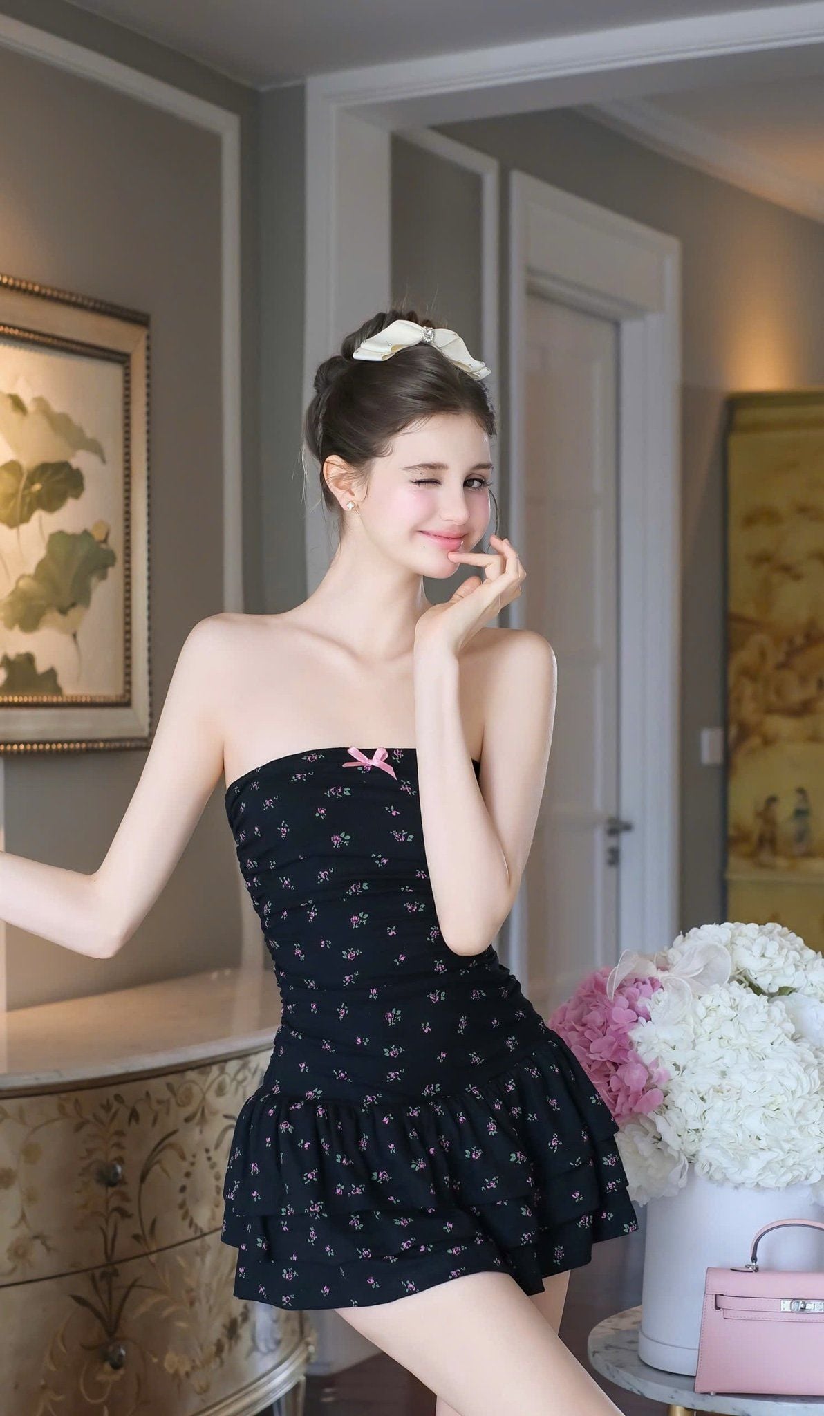 Đầm Ống Bèo Hoa Nhí