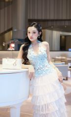 Áo Yếm Lưới Kết Hoa