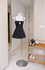 Đầm 2S Khoét Ngực Đính Nơ