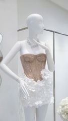 Đầm Cúp Kim Sa Tùng Hoa