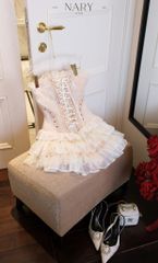 Đầm Cup Ren Đạn Ngực