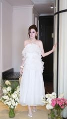 Đầm Yếm Voan Tầng Kèm Charm