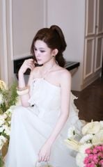 Đầm Yếm Voan Tầng Kèm Charm