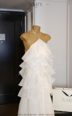 Đầm Yếm Voan Tầng Kèm Charm