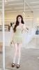 Đầm 2S Xếp Ly Đính Nơ