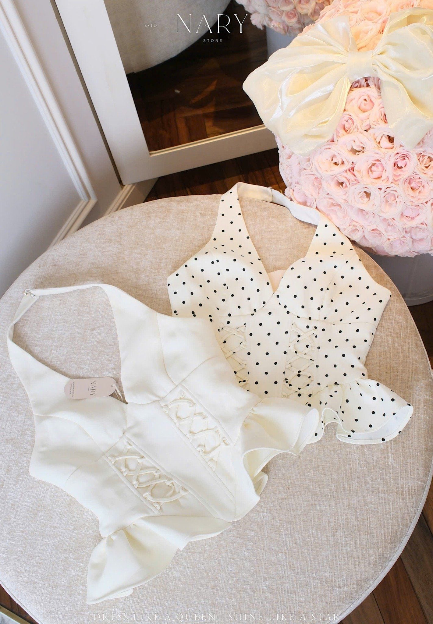 Áo Yếm Bèo Đan Dây