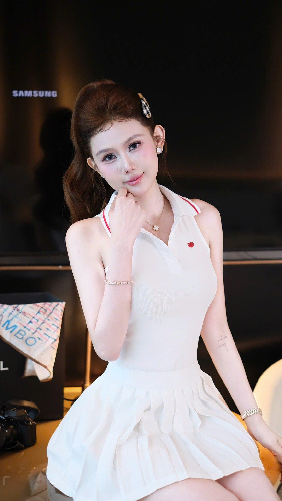 Set Bodysuit Cv Xếp Ly