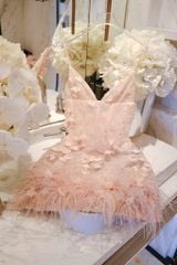 Đầm Kết Kim Sa Đính Hoa