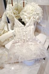 Đầm Kết Kim Sa Đính Hoa