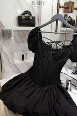 Đầm Ren Bí Tay Phồng