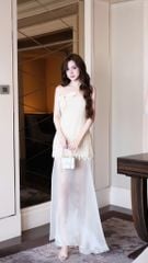 Maxi 2S Ren Hoa Phối Voan