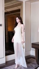 Maxi 2S Ren Hoa Phối Voan