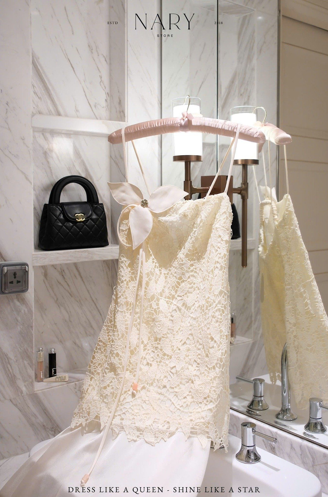 Maxi 2S Ren Hoa Phối Voan