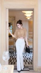 Áo Lưới Viền Bo Cổ