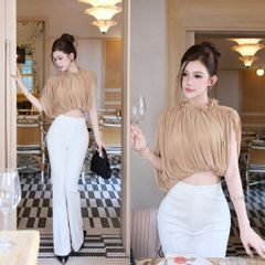 Áo Lưới Viền Bo Cổ