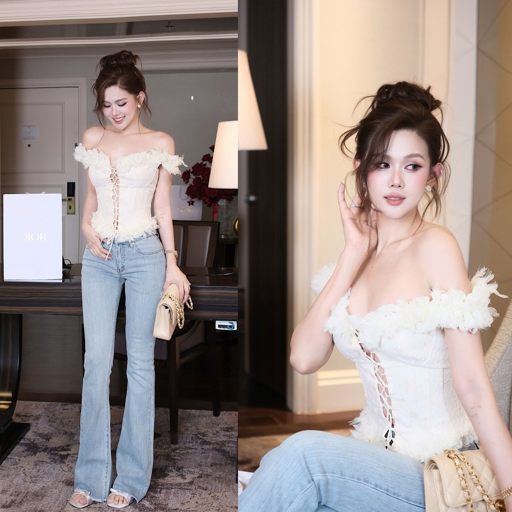 Quần Jean Ống Loe 3M