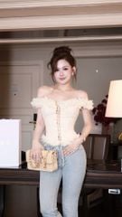 Áo Ren Đan Dây Bẹt Vai