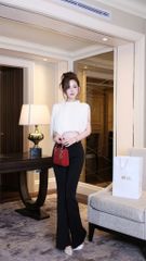 Áo Lưới Viền Bo Cổ