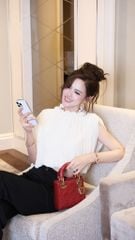 Áo Lưới Viền Bo Cổ