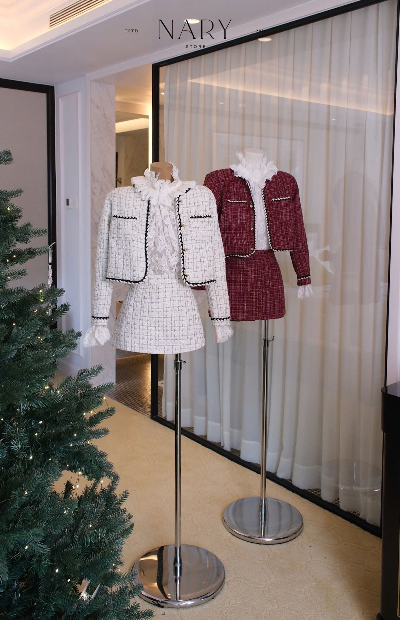 Set Dạ 3 Món Viền