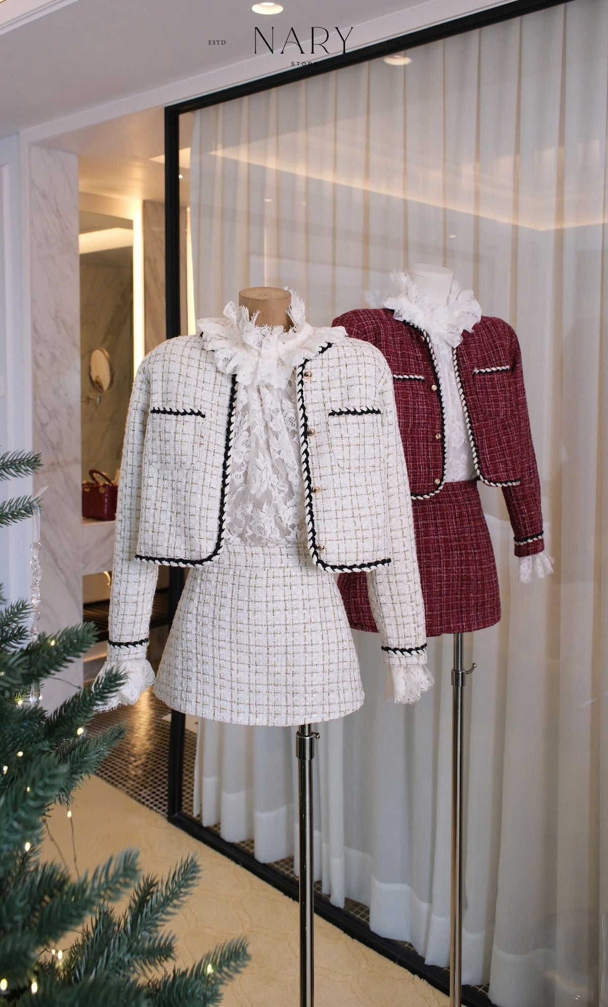 Set Dạ 3 Món Viền