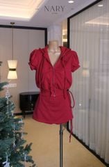 Set Cv Tay Phồng Kèm Hoa