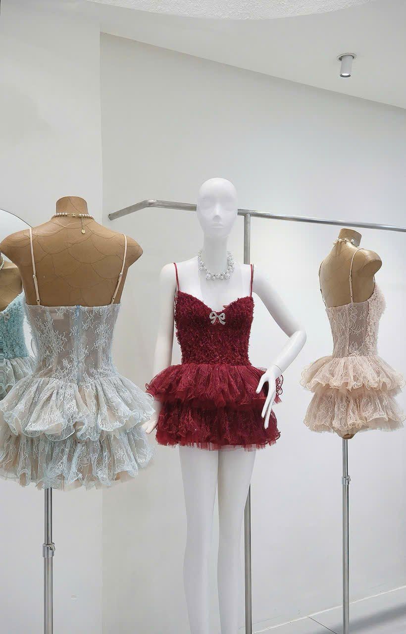 Đầm 2S Ren Tầng Charm