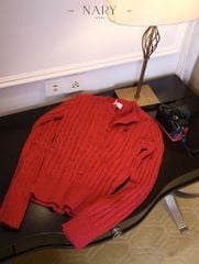 Áo Len Tay Dài  Cài Nút