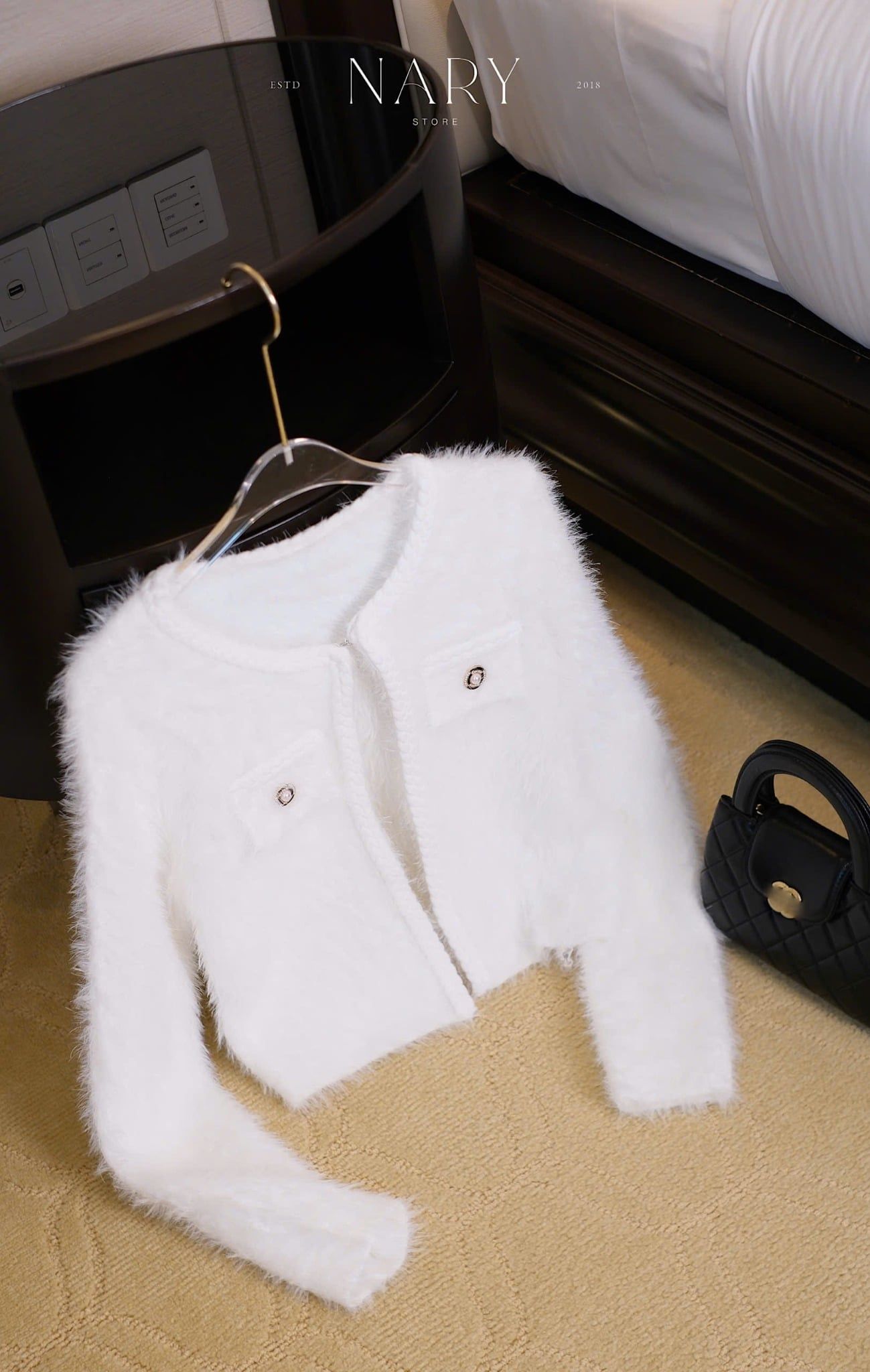 Áo Khoác Lông TD Viền Bính