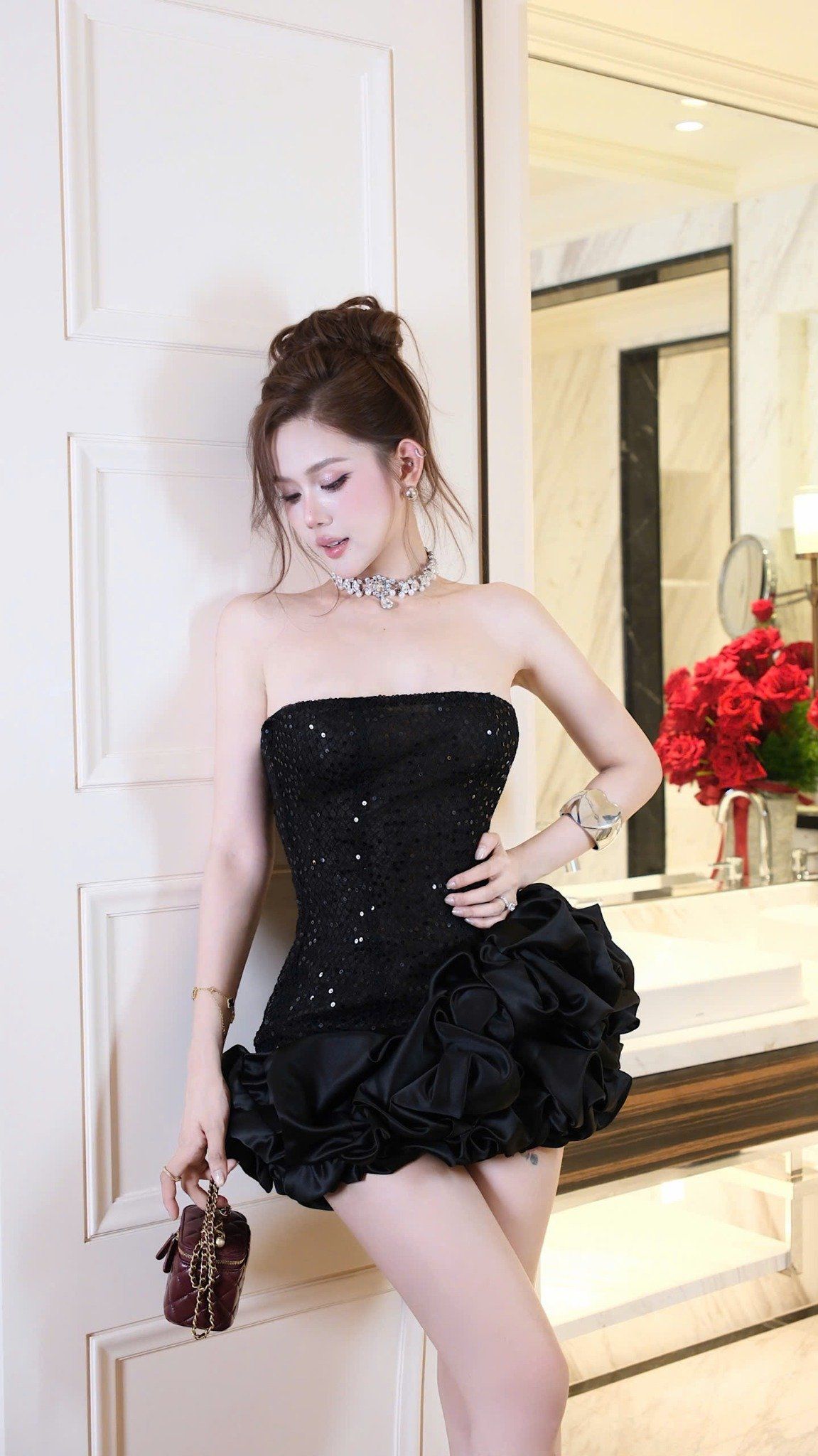 Đầm Cup Kim Sa Tà Xéo