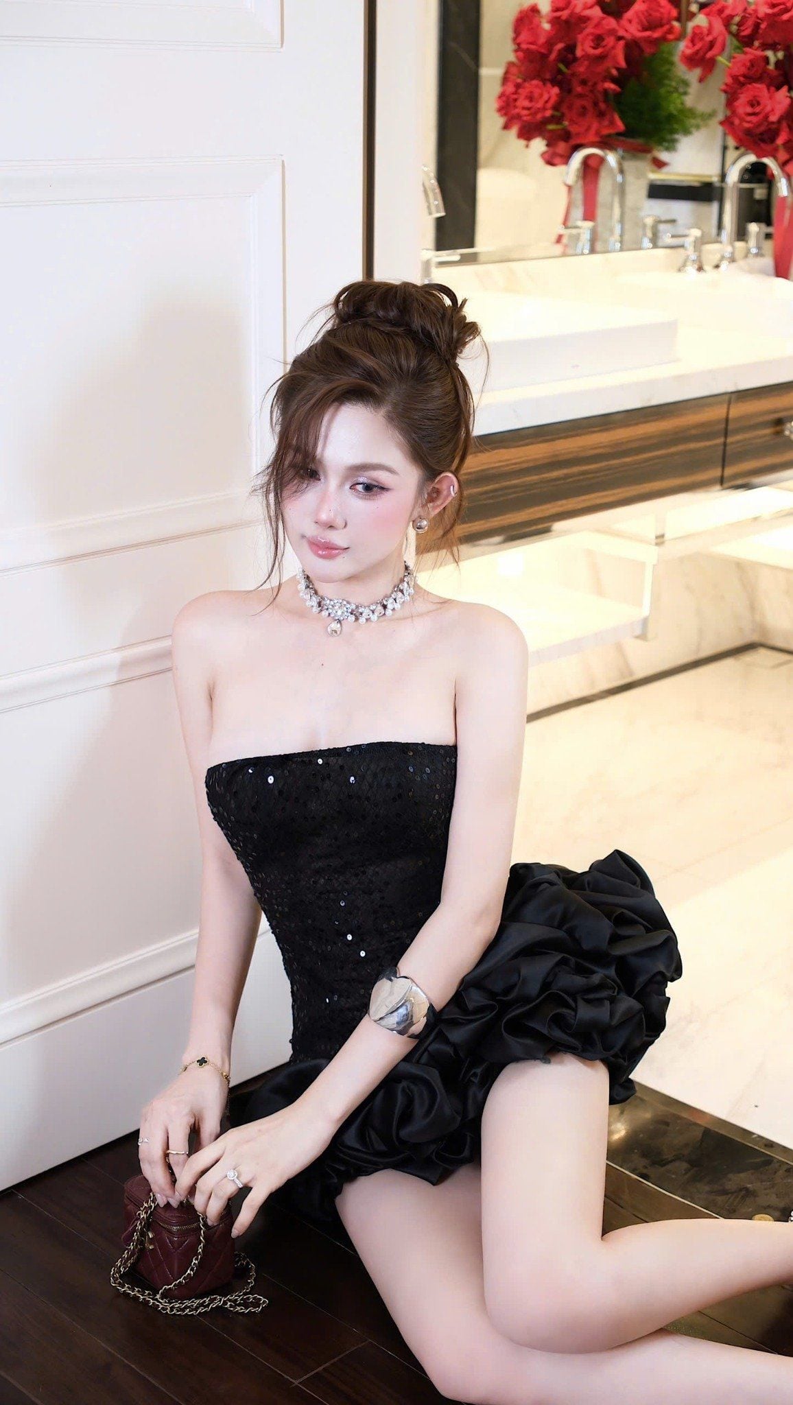 Đầm Cup Kim Sa Tà Xéo