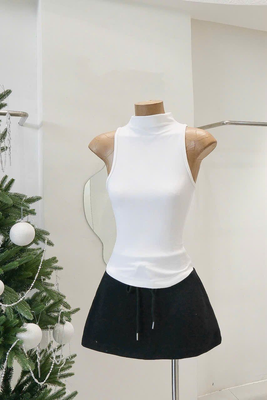 Áo Sát Nách Cổ Lọ