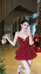 Đầm 2S Ren Tầng Charm