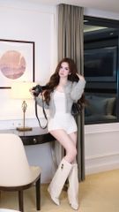 Áo Khoác Lông TD Viền Bính