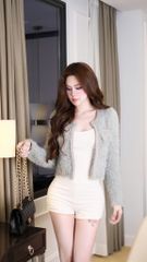 Áo Khoác Lông TD Viền Bính