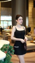 Đầm Dạ 2S  Viền Cổ