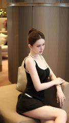 Đầm Dạ 2S  Viền Cổ