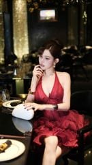 Đầm Yếm Ren Bèo Tầng
