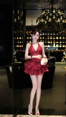 Đầm Yếm Ren Bèo Tầng