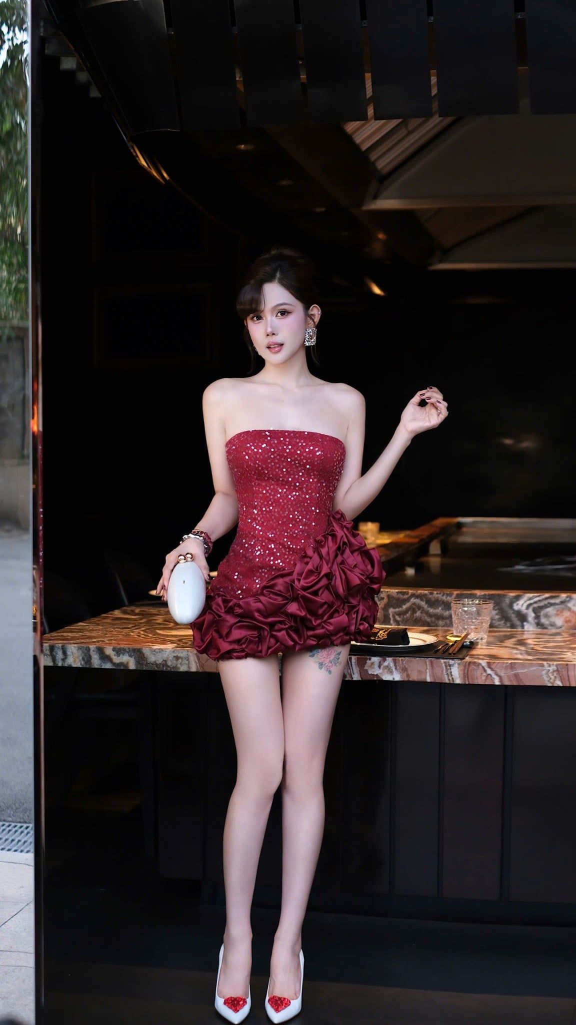 Đầm Cup Kim Sa Tà Xéo