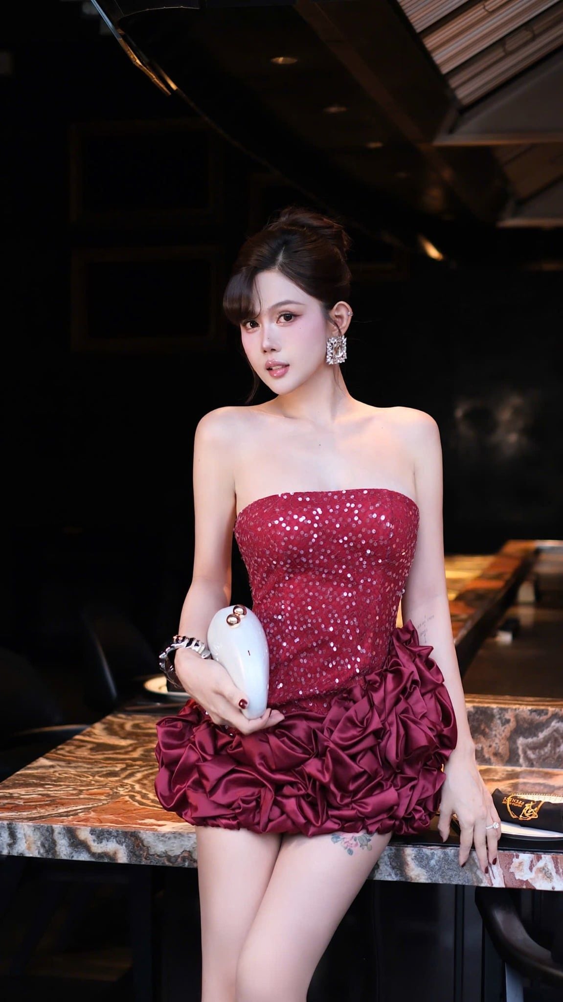 Đầm Cup Kim Sa Tà Xéo