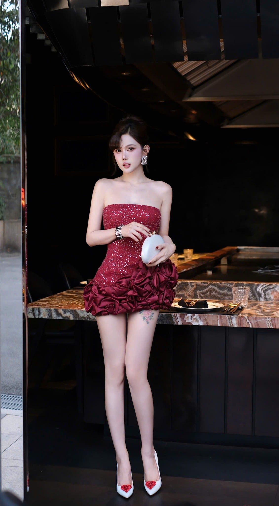 Đầm Cup Kim Sa Tà Xéo