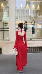 Set Áo TD Cột Yếm Đính Hoa