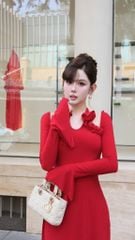 Set Áo TD Cột Yếm Đính Hoa