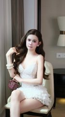 Đầm Ren Tầng Họa Tiết