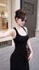 Đầm Dài Trơn Balo Đuôi Cá