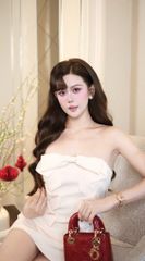 Đầm Cup Nơ Hở Lưng