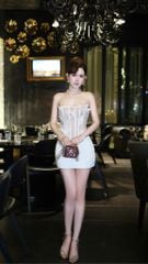 Đầm Cup Hoa 3D