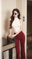 Quần Lưng Cao Ống Loe